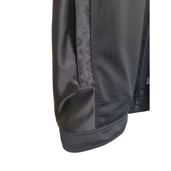 Nike Full-Zip Jacket Mens Size L Black Lightweight Polyester Made In Thailand - Picture 7 of 8